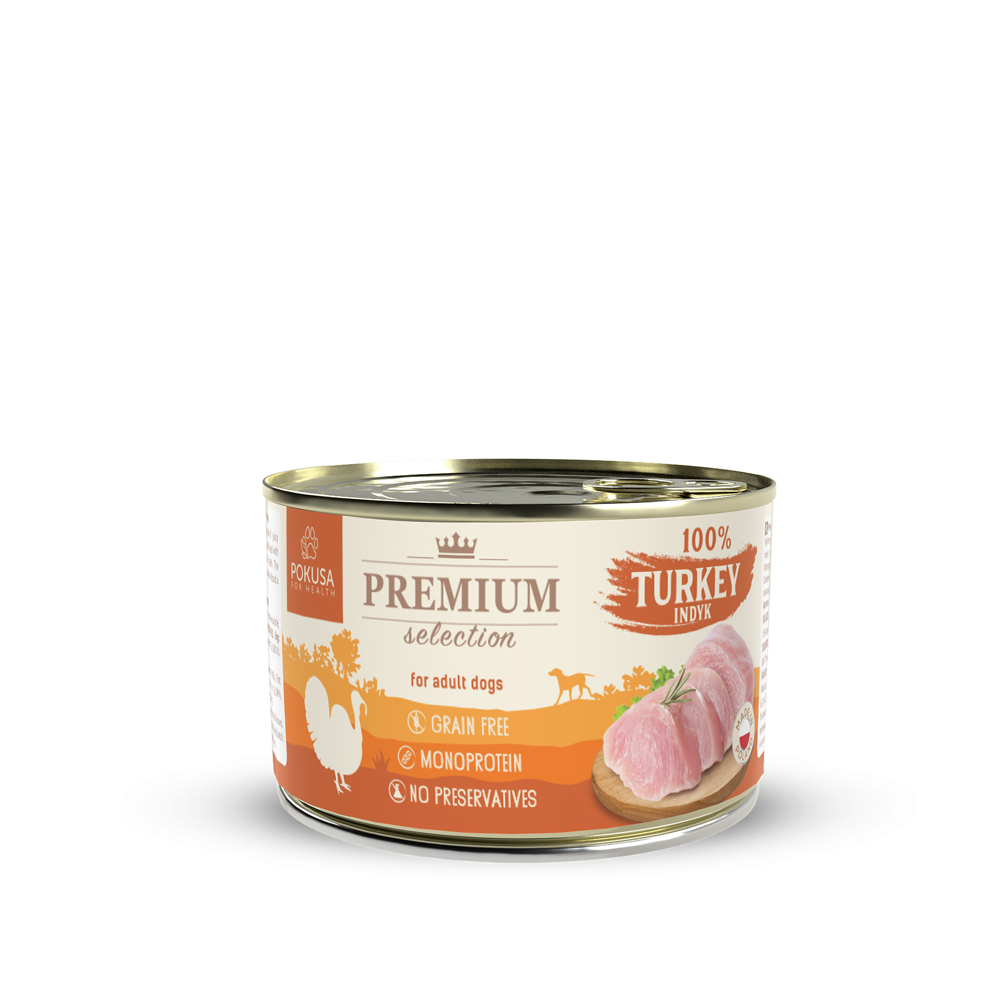 Cibo umido per cani - 100% tacchino - Premium Selection