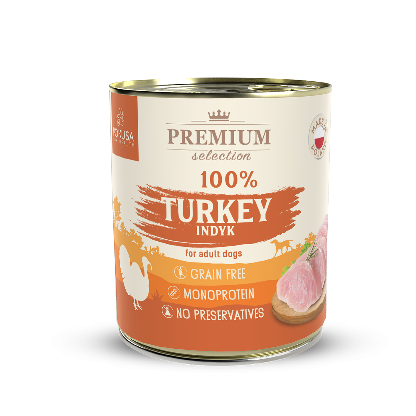 Cibo umido per cani - 100% tacchino - Premium Selection