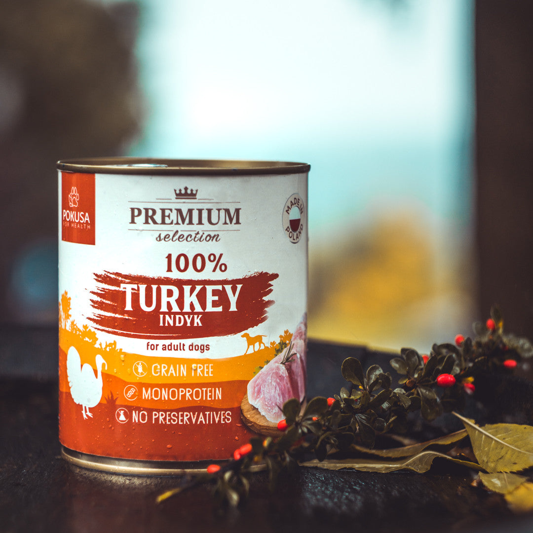 Cibo umido per cani - 100% tacchino - Premium Selection