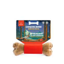 Hueso Mordedor de Faisán para Perros – con Bayas de Goji Naturales – Faisán y Bayas de Goji – FeelTheWild