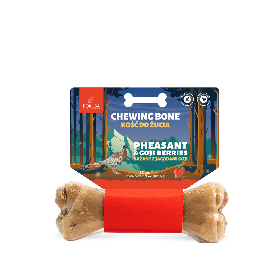 Chewing bone - PHEASANT & GOJI BERRIES - Feel The Wild