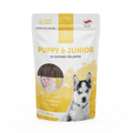 Snack per Cuccioli al Vitello e Banana – 75% di Carne – Premietti Naturali dai 3 Mesi – Puppy&Junior
