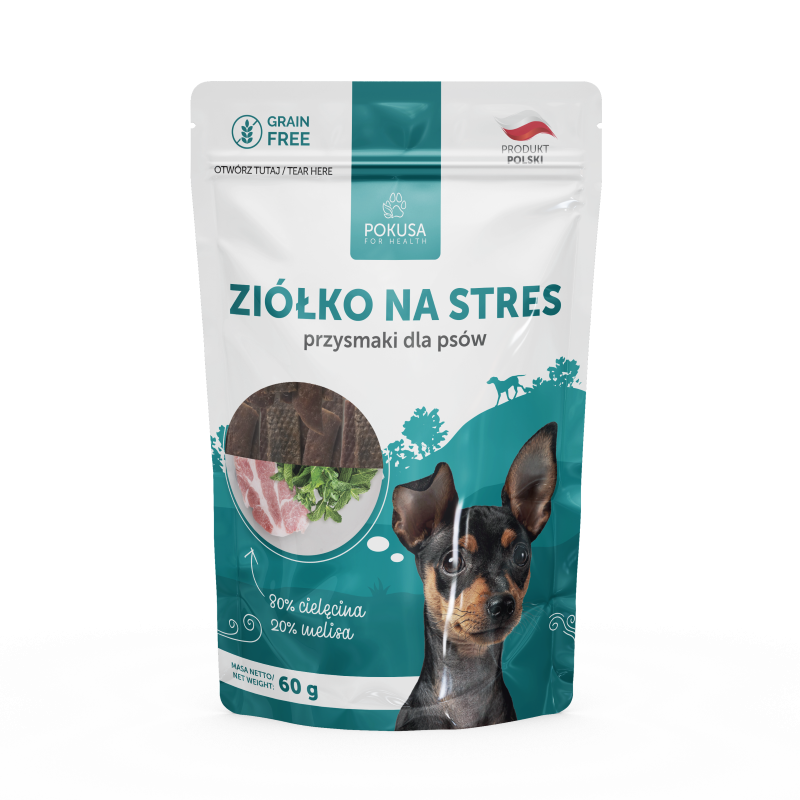 Snack Calmanti per Cani al Vitello e Melissa – Supporto Naturale contro Stress e Ansia – Herb for Stress