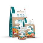 Dry Dog Food Veal & Salmon with Superfoods – Grain-Free Premium – Veal with Salmon – Premium Selection