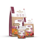 Croquettes pour Chien au Bœuf – Sans Céréales et Sans Poulet – Bœuf – Premium Selection