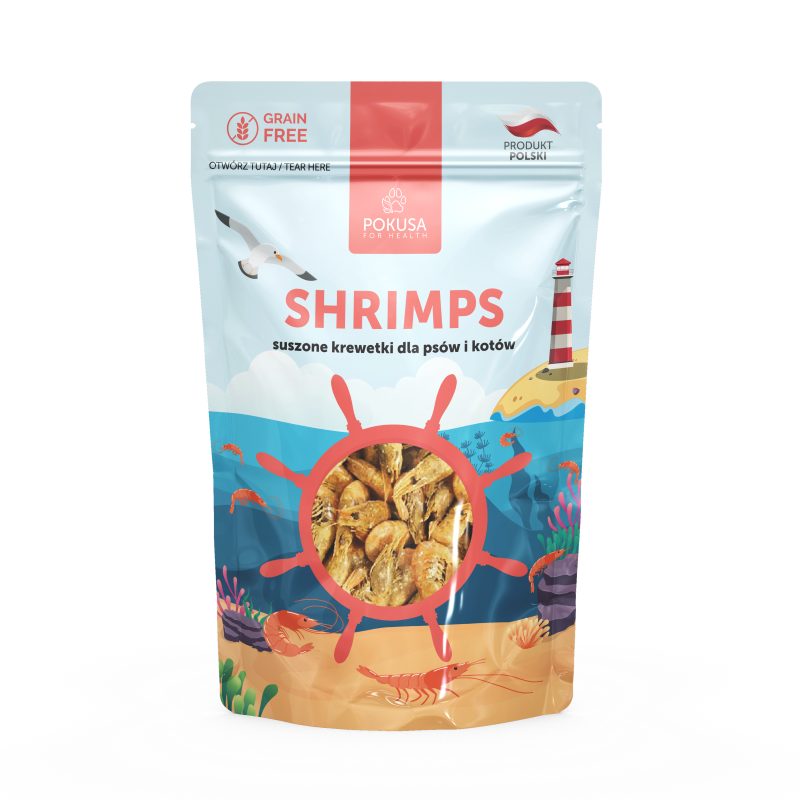 Gamberetti Essiccati per Cani e Gatti – Snack Naturale di Pesce