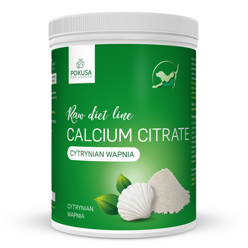 Citrato di Calcio per Cani e Gatti – Alta Assimilazione – Integratore per Dieta BARF e ad Esclusione – RawDietLine