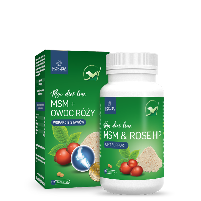 MSM & fruit of wild rose - tablets - RawDietLine