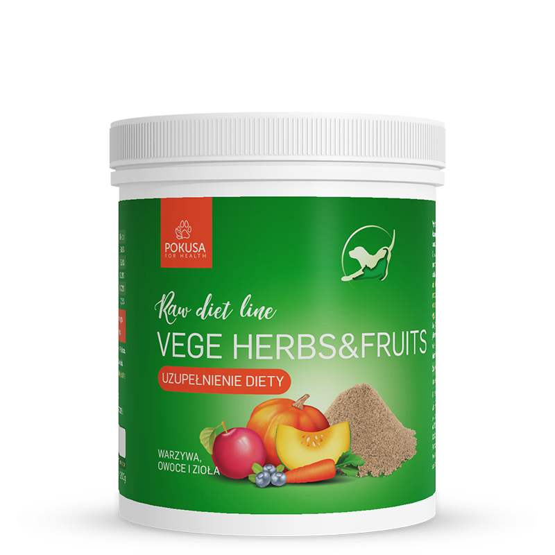 Supplement for dogs and cats - vegetables, fruits and herbs - RawDietLine VegeHerbs&Fruits