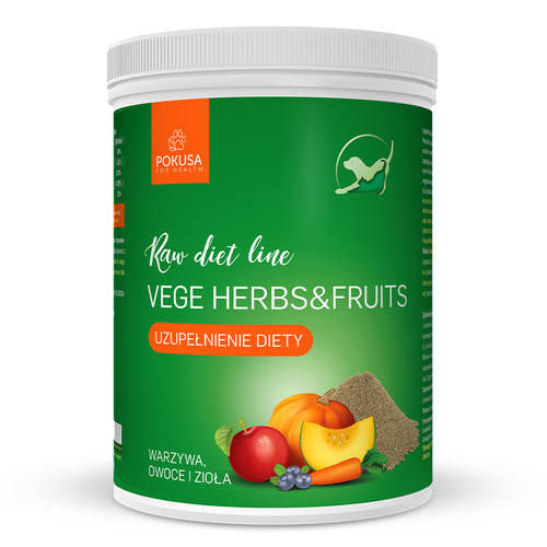 Mélange de Légumes et Fruits BARF pour Chiens et Chats – Herbes pour la Digestion – Complément Naturel Séché –  Vege Herbs&Fruits – RawDietLine