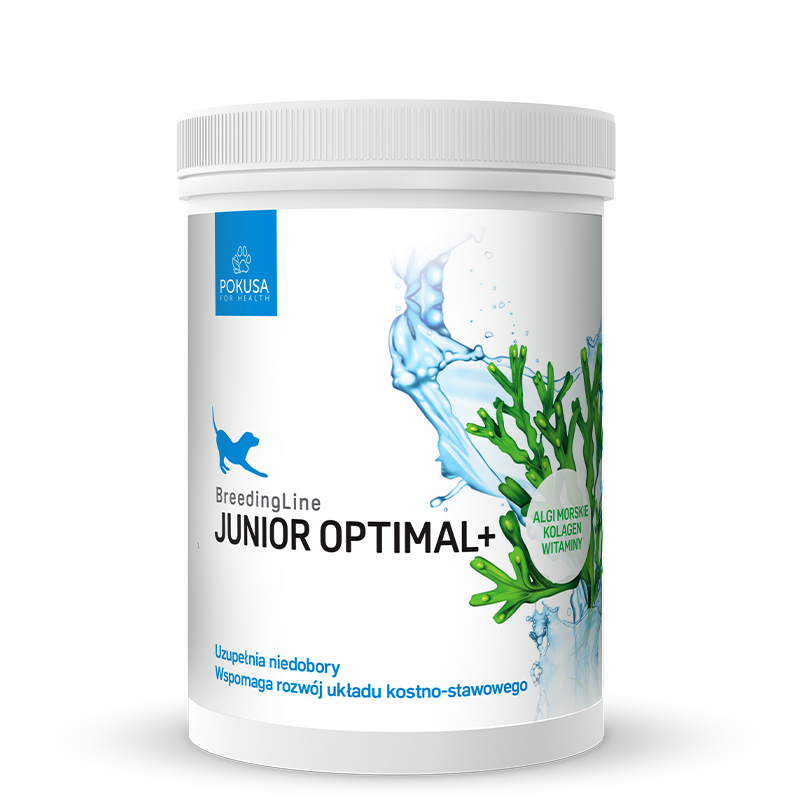 Multivitamines pour Chiots avec Minéraux et Vitamine D3 – Soutien de la Croissance dès 2 Mois – Junior Optimal+ – BreedingLine