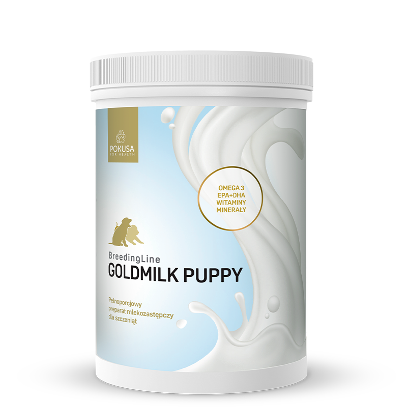 Lait de Remplacement pour Chiots – Formule dès le 1er Jour – Soutien de la Croissance et de l'Immunité – GoldMilk Puppy – BreedingLine