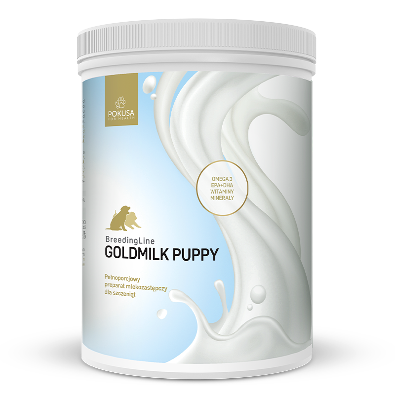 Lait de Remplacement pour Chiots – Formule dès le 1er Jour – Soutien de la Croissance et de l'Immunité – GoldMilk Puppy – BreedingLine