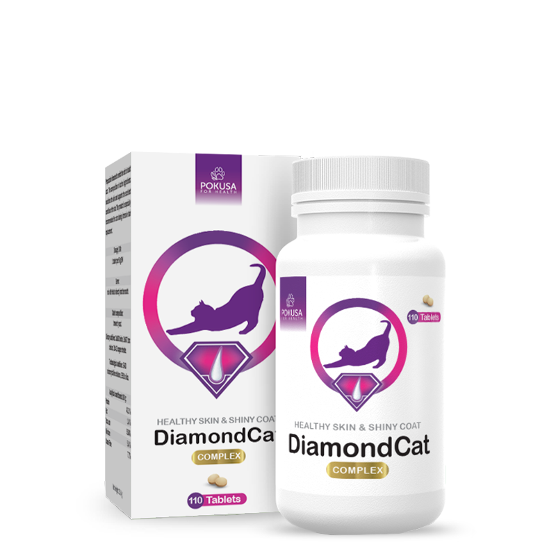 Complément Pelage pour Chat – Biotine, Zinc et Cuivre pour les Poils – DiamondCat – DiamondCoat
