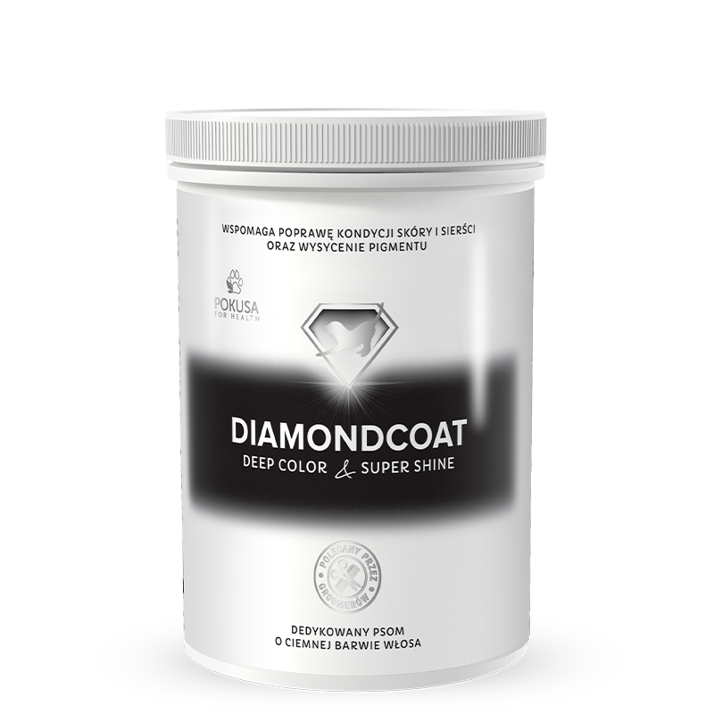 Complément pour Chiens au Pelage Foncé – Intensifie la Couleur et Renforce la Brillance du Poil – DeepColor & SuperShine – DiamondCoat