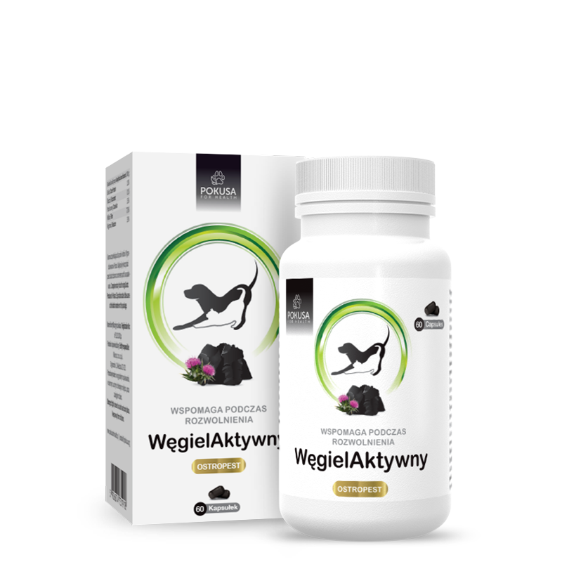 Activated charcoal with milk thistle - GreenLine