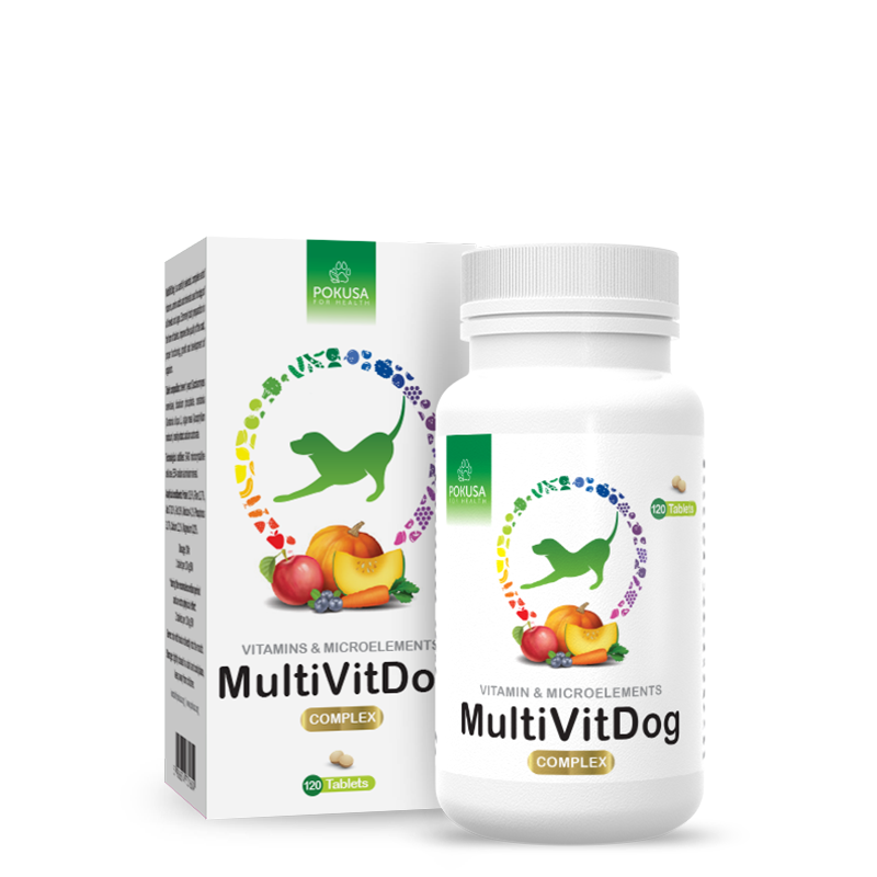 Multivitamines pour Chiens – Minéraux et Acides Aminés – Tablettes Appétentes pour la Santé et Vitalité – MultiVitDog – GreenLine