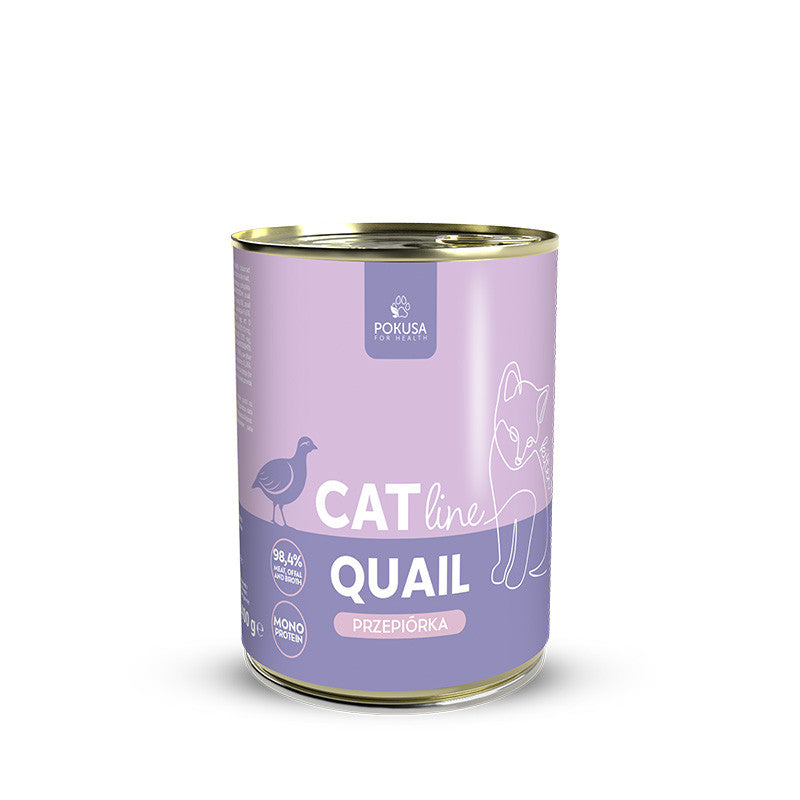 Pâtée pour Chatons à la Caille – Monoprotéinée et Riche en Taurine - Caille - CatLine