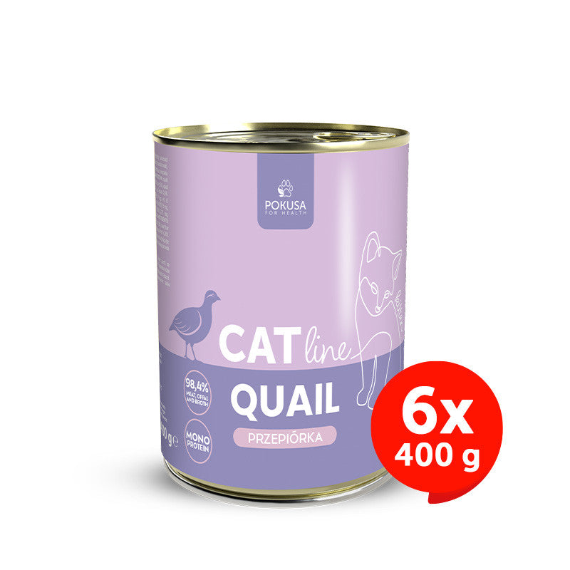 Pâtée pour Chatons à la Caille – Monoprotéinée et Riche en Taurine - Caille - CatLine