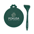 Coperchio in silicone Pokusa for Health per lattina con cucchiaino