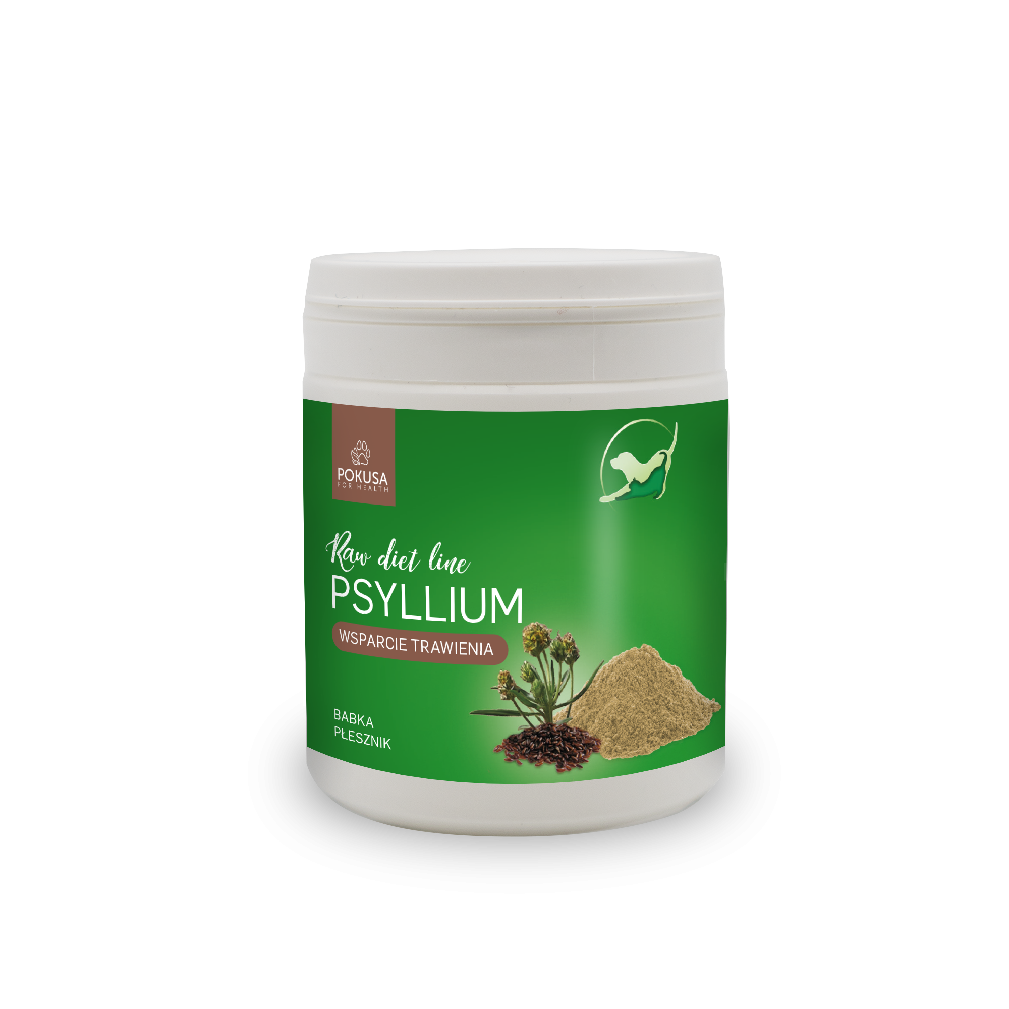 Psyllium Blond pour Chiens et Chats – Fibre Naturelle Digestive - Psyllium - RawDietLine