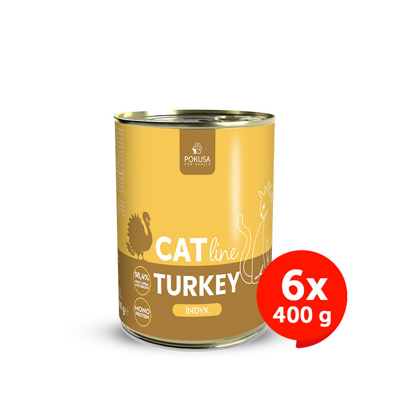 Pâtée pour Chat à la Dinde – Hypoallergénique et Sans Céréales - Dinde - CatLine