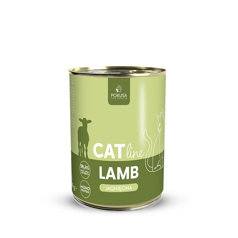Pâtée pour Chat à l'Agneau – Tendre et Facile à Digérer - Agneau - CatLine