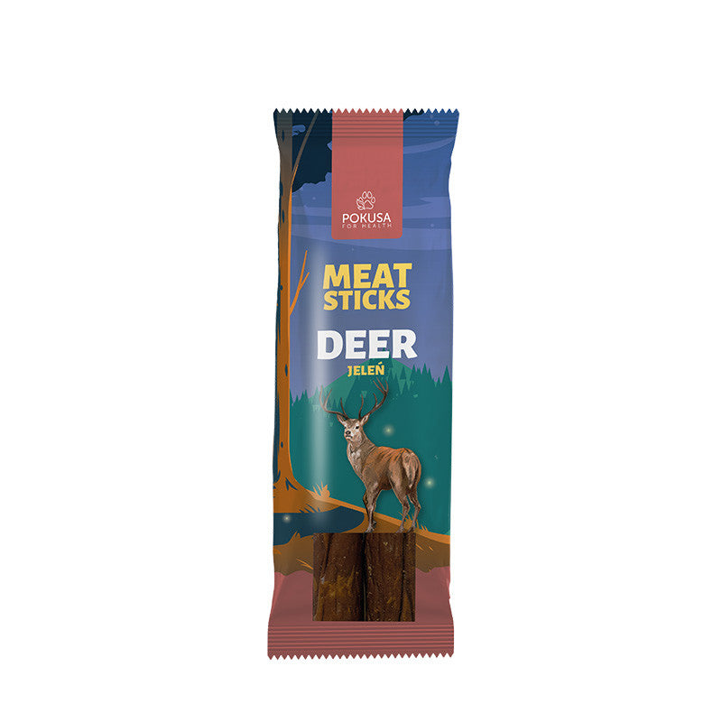 Masticabili di carne - FEEL THE WILD - Meat Sticks: 2 x cervo