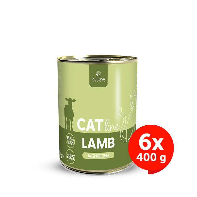 Pâtée pour Chat à l'Agneau – Tendre et Facile à Digérer - Agneau - CatLine