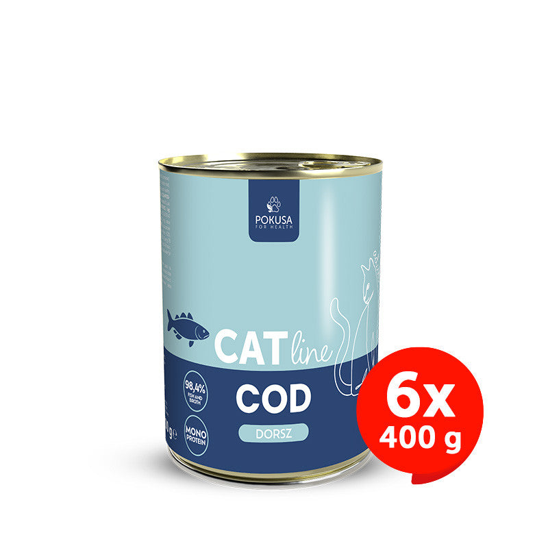 Pâtée pour Chat au Cabillaud – Monoprotéinée et Riche en Omega-3 - Cabillaud - CatLine
