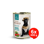 Cibo umido per cani con quaglia – World Flavors Italy – Nutri World