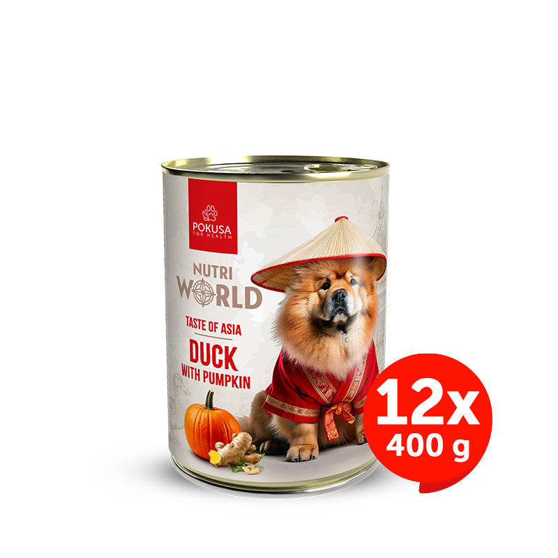 Cibo umido per cani con anatra – World Flavors Asia – Nutri World