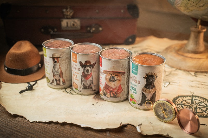 Cibo umido per cani con capra – World Flavors Africa – Nutri World