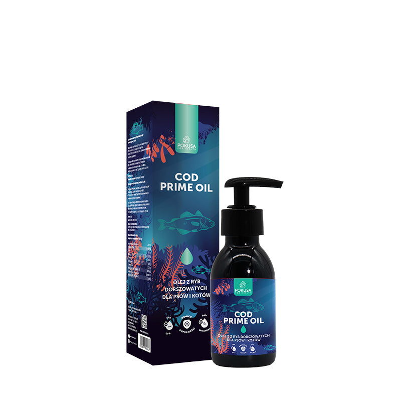 Olej z tresky pro psy a kočky - Pokusa Oceanic Line Cod Prime Oil