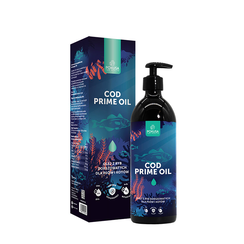 Torskolja för Hundar och Katter - Pokusa Oceanic Line Cod Prime Oil