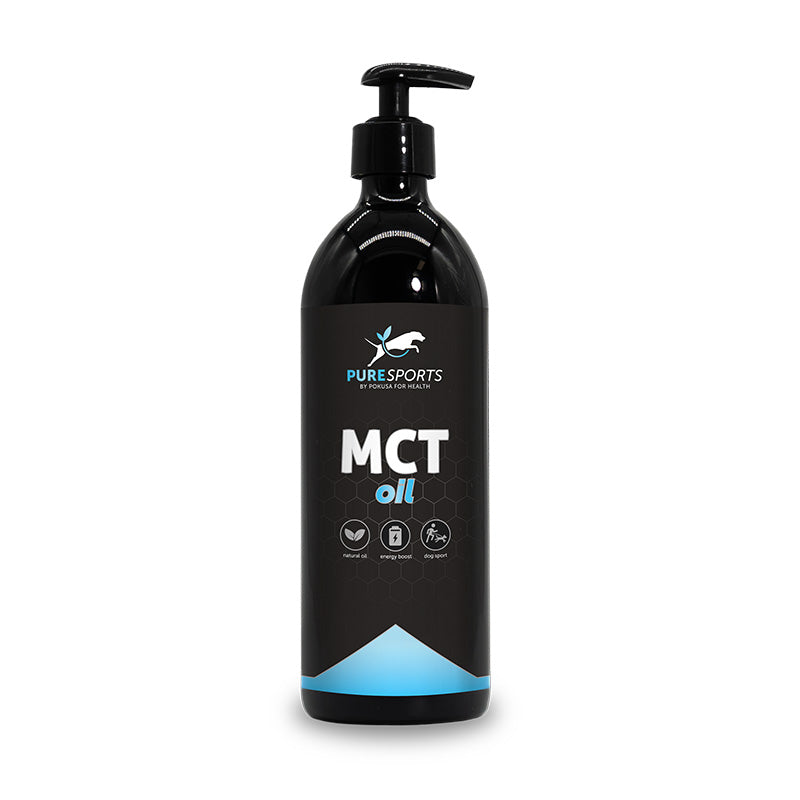 PureSports MCT Oil C8 C10 – Højrenset MCT-olie til hunde og katte – by Pokusa for Health